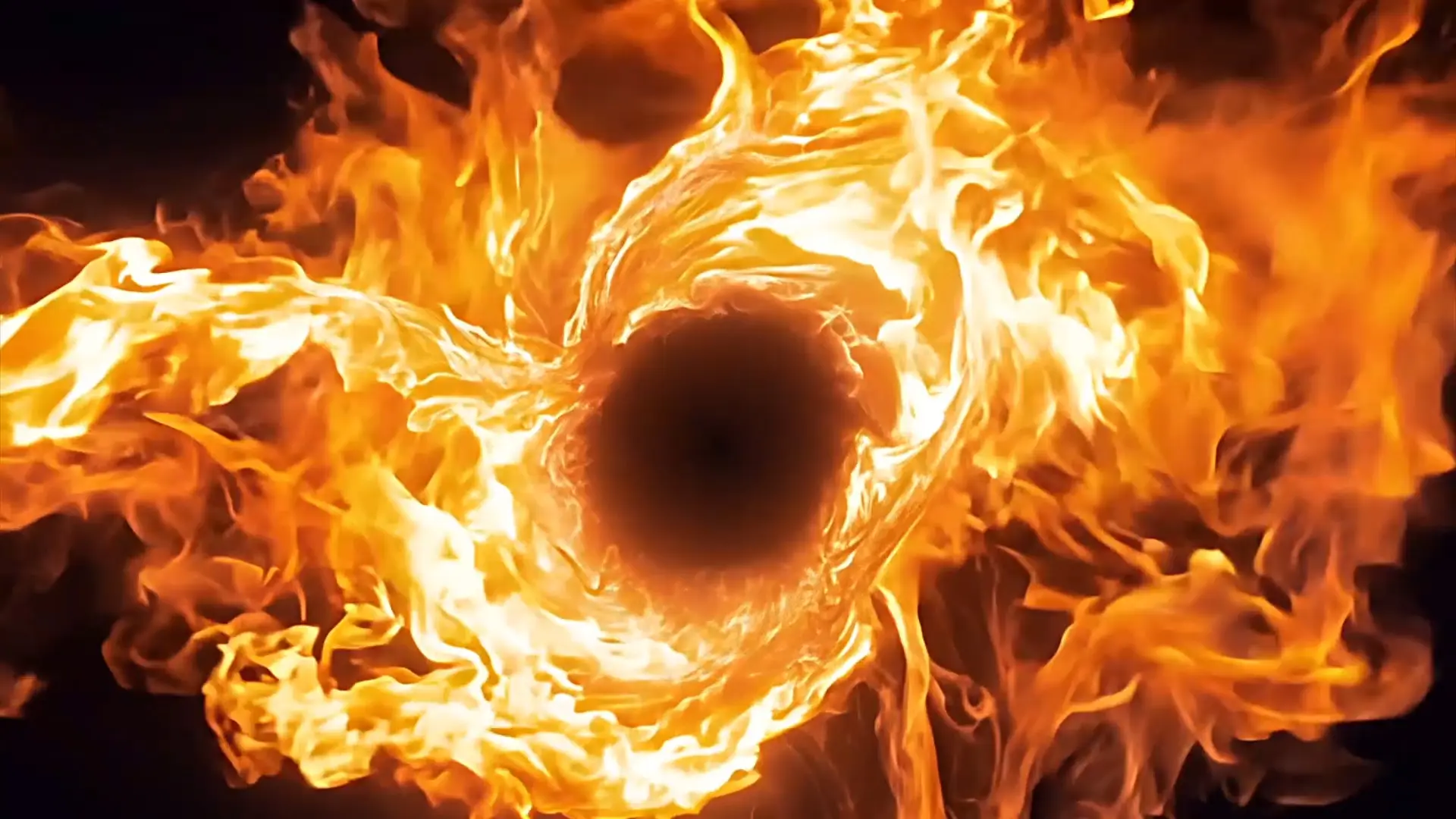 Intense Fire Background for Logo Animation